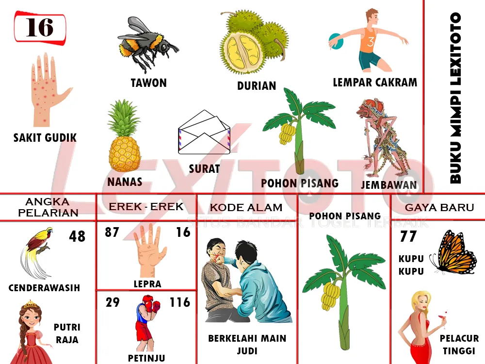 buku mimpi erek erek togel 16